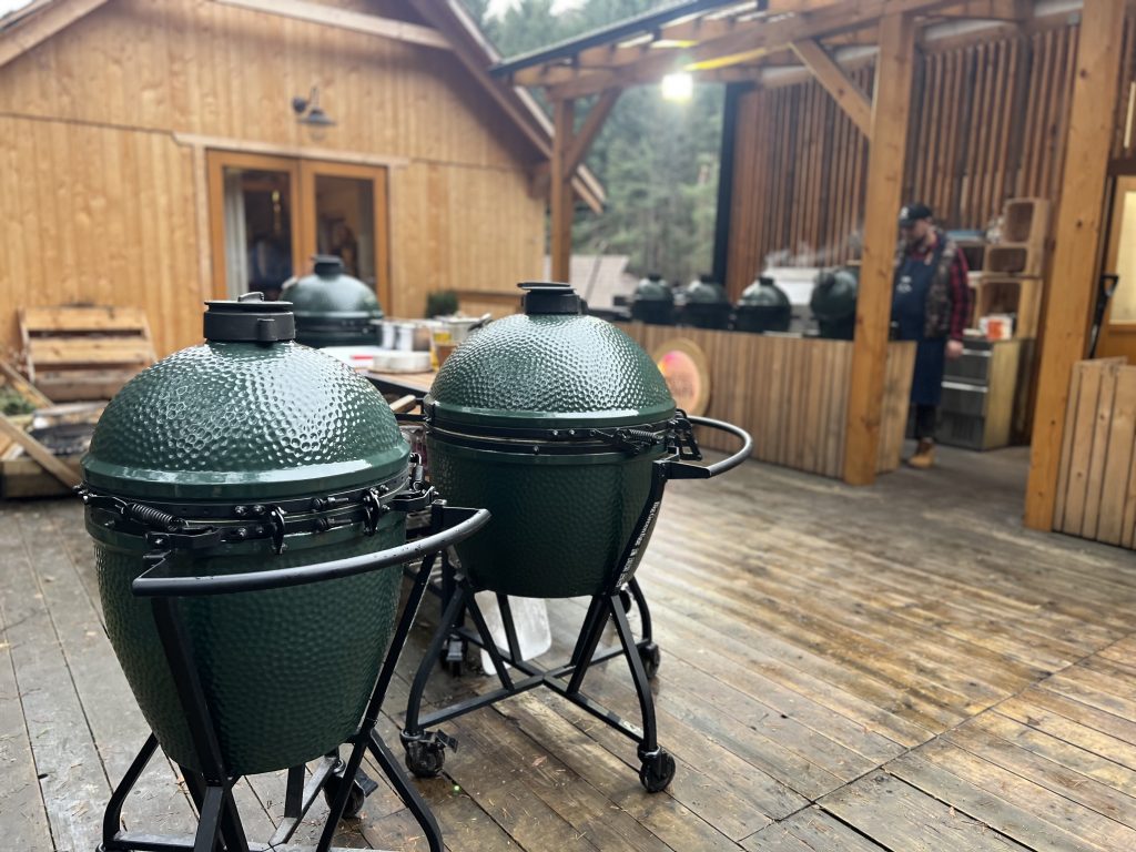 grily big Green egg